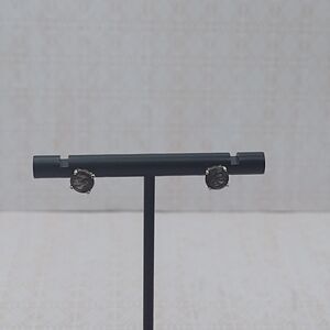 Smoky Quartz Stud Earrings